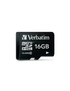 Tarjeta memoria micro sd verbatim 16gb c10