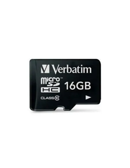 Tarjeta memoria micro sd verbatim 16gb c10