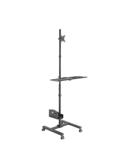Soporte suelo con ruedas equip vesa hasta 32 pulgadas max 8kg + soporte teclado max 2kg