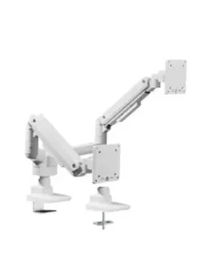 Soporte mesa equip vesa hasta 35 pulgadas 100x100 max 20kg doble pantalla blanco