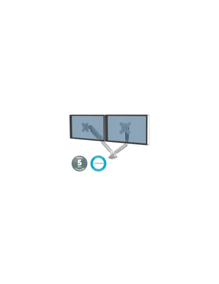 Soporte de Mesa para 2 Monitores Fellowes 8056501/ Giratorio/ Inclinable/ hasta 8kg