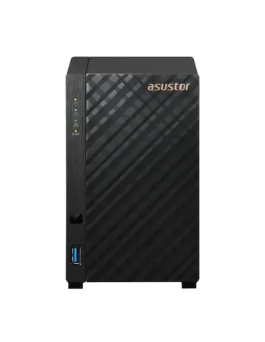 Servidor nas asustor drivestor 2 gen2 as1202t 2 bahias 1gb gigabit ethernet
