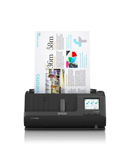 Escaner sobremesa epson es - c380w a4 -  30ppm -  duplex -  wifi -  compacto -  adf 20hojas