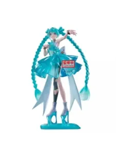 Figura banpresto hatsune miku banpresto evolve clearluxe - emeraldgem 28cm