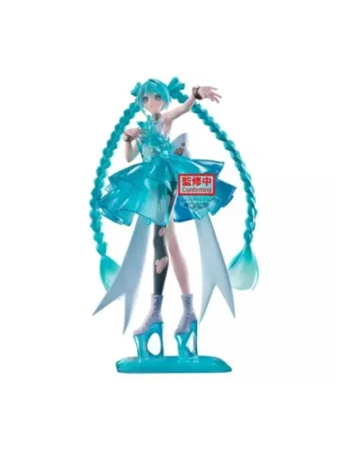 Figura banpresto hatsune miku banpresto evolve clearluxe - emeraldgem 28cm
