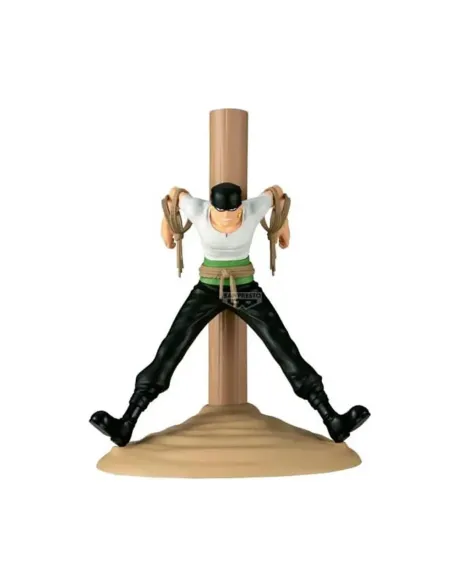 Figura banpresto one piece fl pirate hunter zoro 17cm