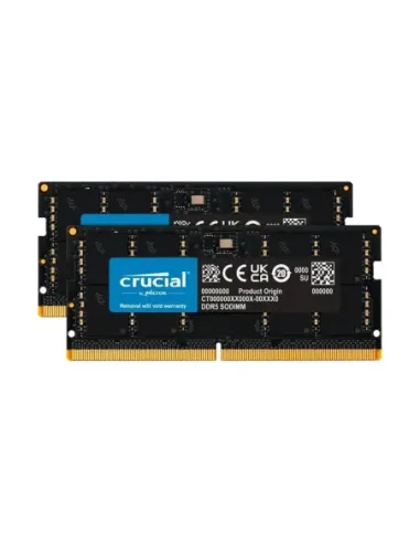 Memoria ram ddr5 128gb 2x64gb crucial - sodimm - 5600mt - s - pc5 44800 - cl46 - 1.1v