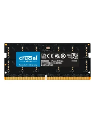 Memoria ram ddr5 32gb crucial - sodimm - 4800 mhz - pc5 38400 cl40