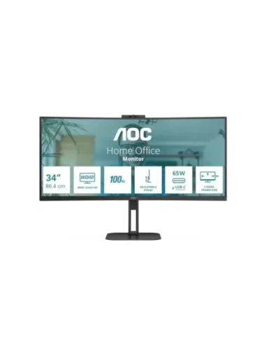 AOC CU34V5C Monitor 27" 2K HDMI USBc MM AA cur