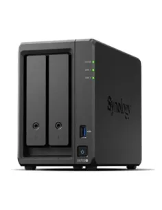 Servidor nas synology disk station ds725+ 4gb 2 bahias gigabit ethernet