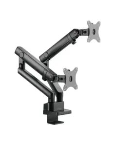 Phoenix mstand2 brazo articulado resorte de gas para doble monitor hasta 27 vesa 75 x 75 - 100 x 100 incluye 2 usb