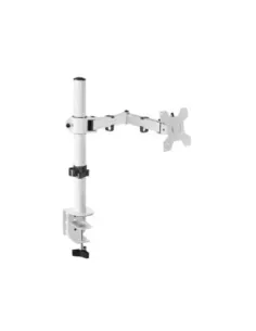 Soporte mesa mars gaming vesa hasta 32 pulgadas 100x100mm max 8kg blanco