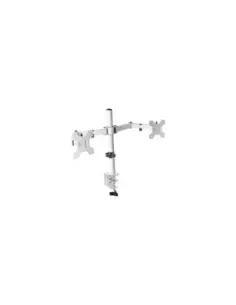 Soporte de Mesa para 2 Monitores Mars Gaming MARM2/ Giratorio/ Inclinable/ hasta 8kg