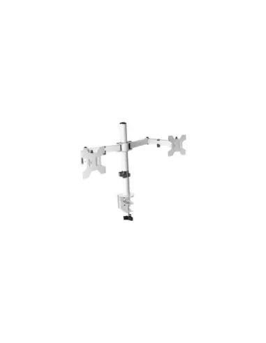 Soporte de Mesa para 2 Monitores Mars Gaming MARM2/ Giratorio/ Inclinable/ hasta 8kg