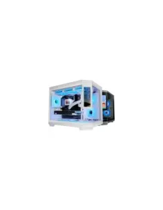 Caja Gaming Minitorre Mars Gaming MC-3TCORELCDM/ Blanca