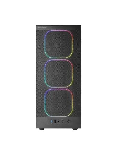 Caja ordenador mars gaming mcnebula atx argb cristal templado negro