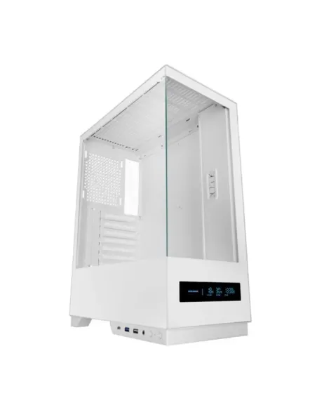 Caja ordenador mars gaming mcpulsarw atx cristal templado blanco