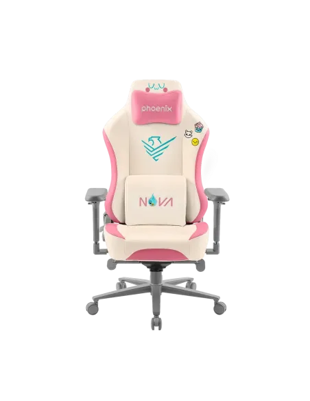 Silla gaming phoenix nova cream edition