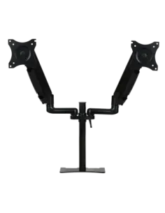Brazo articulado soporte doble monitor ajustable 27 pulgadas vesa 75 x 75 - 100 x 100