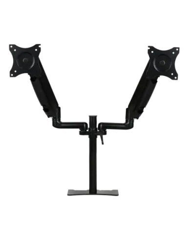 Brazo articulado soporte doble monitor ajustable 27 pulgadas vesa 75 x 75 - 100 x 100