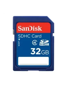 Tarjeta memoria secure digital sd 32gb sandisk clase 4 sdhc