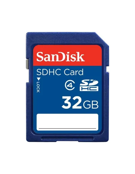 Tarjeta memoria secure digital sd 32gb sandisk clase 4 sdhc