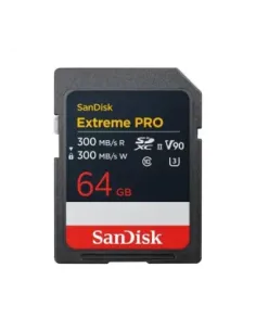 Tarjeta memoria secure digital sdxc 64gb sandisk extreme pro v90 clase 10 uhs - ii u3