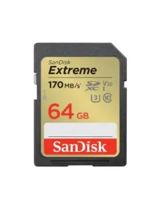 Tarjeta memoria secure digital sdxc 64gb sandisk extreme clase 10 uhs - i u3