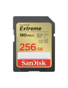Tarjeta memoria secure digital sdxc 256gb sandisk extreme clase 10 uhs - i u3