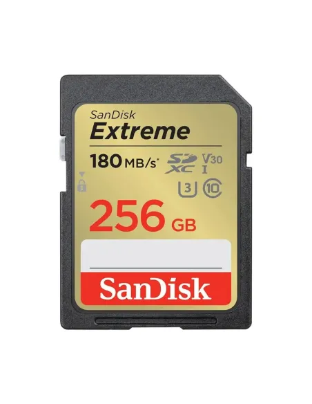 Tarjeta memoria secure digital sdxc 256gb sandisk extreme clase 10 uhs - i u3