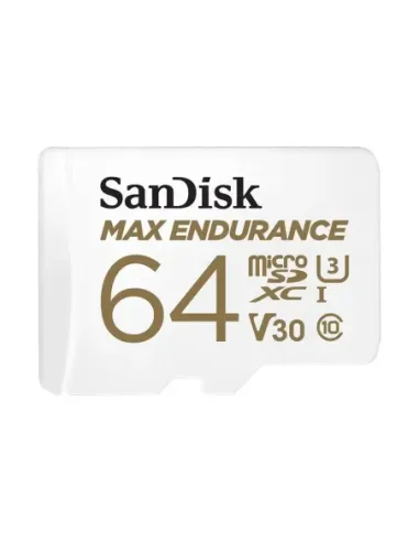 Tarjeta memoria micro secure digital 64gb sandisk max endurance clase 10 uhs - i u3