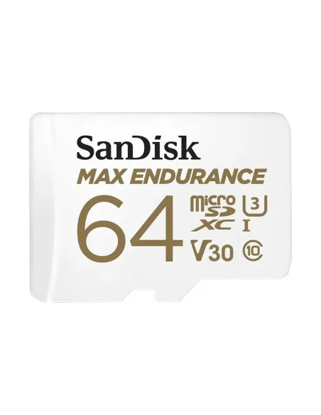 Tarjeta memoria micro secure digital 64gb sandisk max endurance clase 10 uhs - i u3