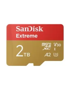 Tarjeta memoria micro secure digital 2tb sandisk extreme clase 10 uhs - i u3 + adaptador
