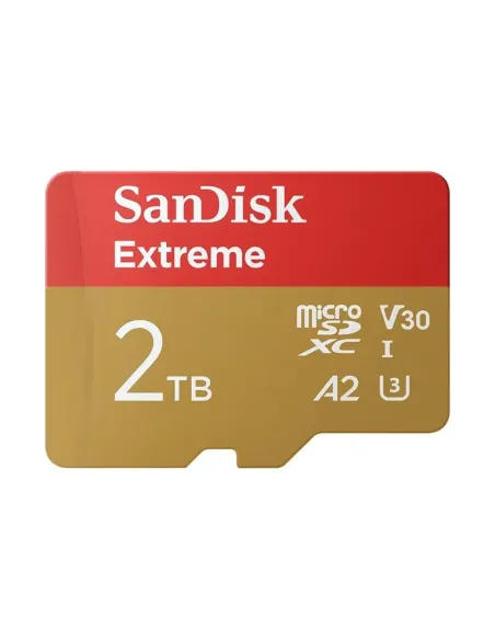 Tarjeta memoria micro secure digital 2tb sandisk extreme clase 10 uhs - i u3 + adaptador