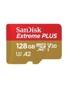 Tarjeta memoria micro secure digital 128gb sandisk extreme plus clase 10 uhs - i u3 + adaptador