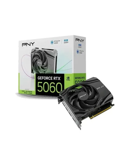 Tarjeta grafica pny geforce rtx 5060 8gb gddr7 -  3x dp -  1x hdmi pci express 5.0