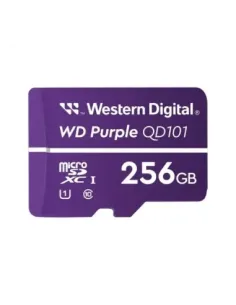 Tarjeta de memoria micro sdxc wd western digital purple sc qd101 256gb uhs - i cl10