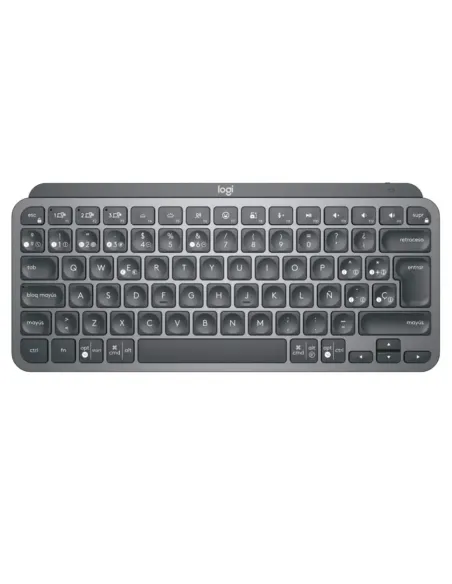Teclado logitech mx keys mini grafito wireless inalambrico