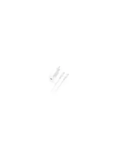 Kit cargador qcharx chronos 3a 20w puerto pd + cable tipo c  a tipo c blanco