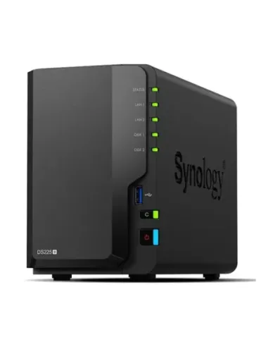 Servidor nas synology disk station ds225+ 2gb gigabit ethernet