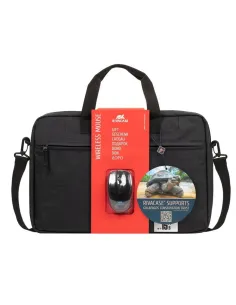 Maletin rivacase 8038 para portatil 15.6pulgadas + mouse raton inalambrico
