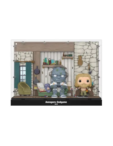 Funko pop moments deluxe marvel avengers endgame thor house 70914