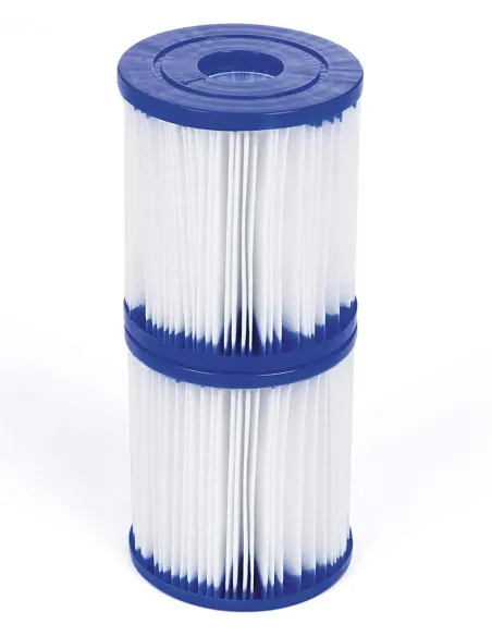 Bestway 58093 -  filtro de agua tipo i para depuradora de cartucho 1.249 litros - hora blanco 8 x 8 x 18 cm