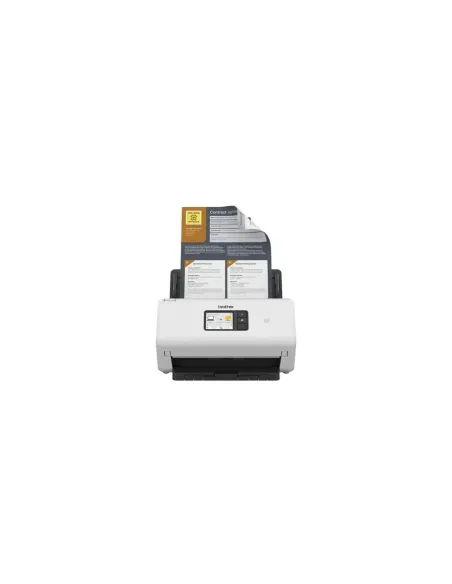 Escáner Documental Brother ADS-4500W con Alimentador de Documentos ADF/ Doble cara