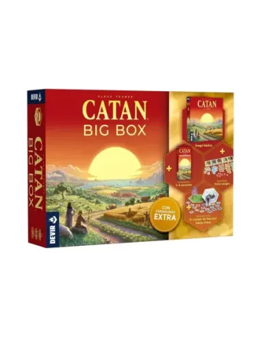 Juego de mesa devir catan big box pegi 10