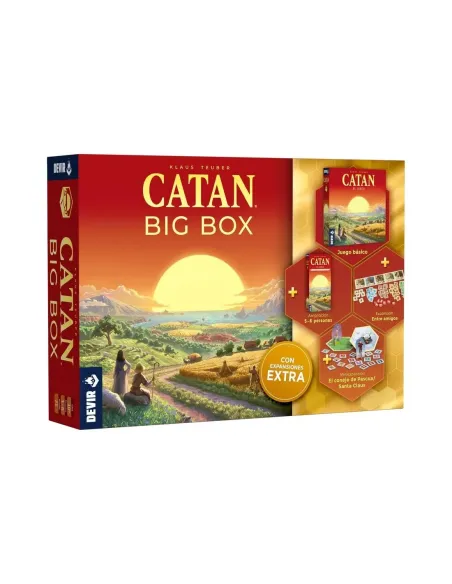 Juego de mesa devir catan big box pegi 10