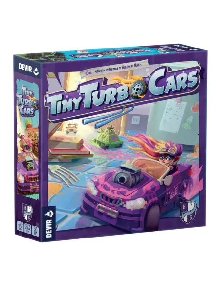 Juego de mesa devir tiny turbo cars