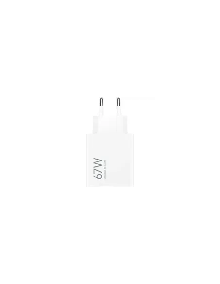Cargador de Pared Xiaomi 67W HyperCharge (Type-A)/ 1xUSB/ 67W
