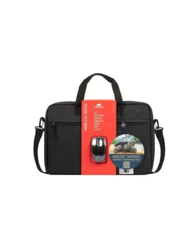 RIVACASE 8038 Bundle maletín 15,6" + ratón inal.