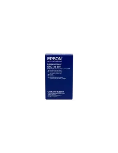 Cinta Nylon Epson ERC-38/ Negro/ Roja